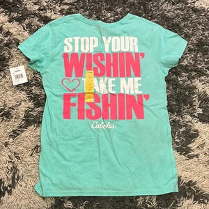 Blue Cabela's Tee